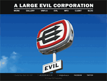 Tablet Screenshot of evilcorp.tv